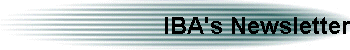 IBA's Newsletter